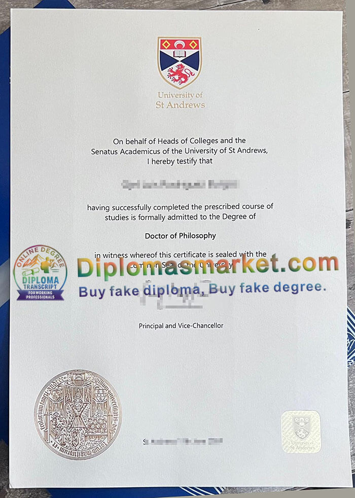 University of St Andrews degree