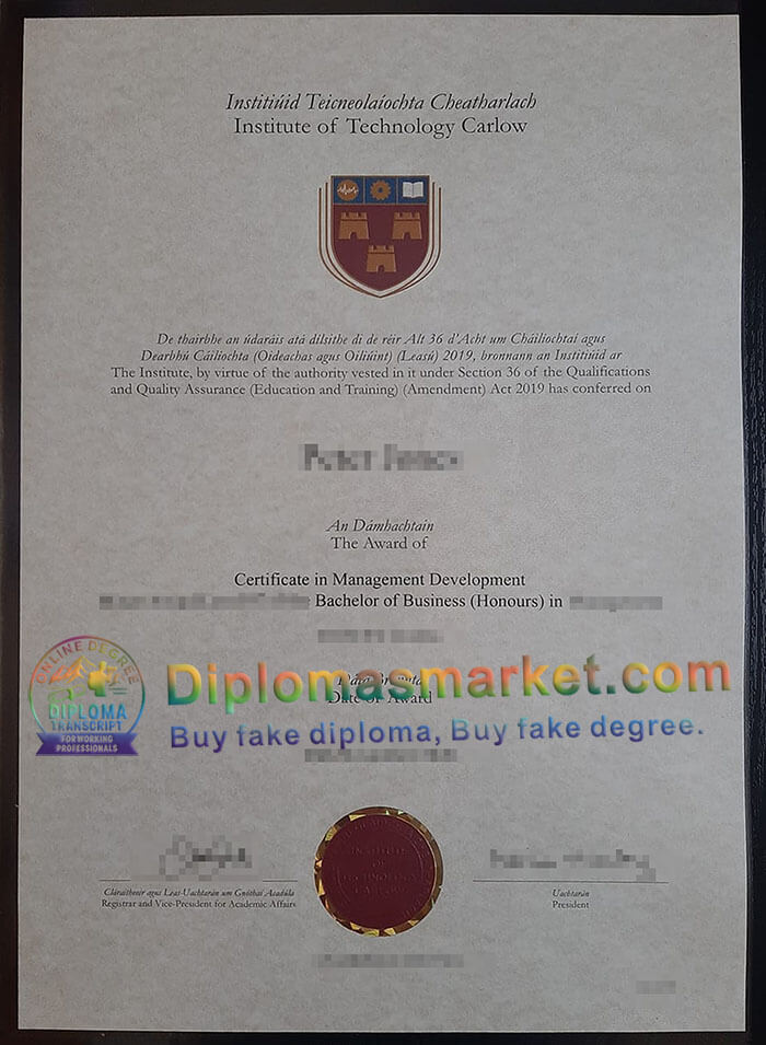 Institute of Technology Carlow diploma
