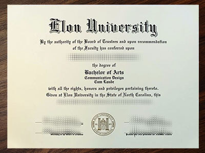 buy Elon University diploma