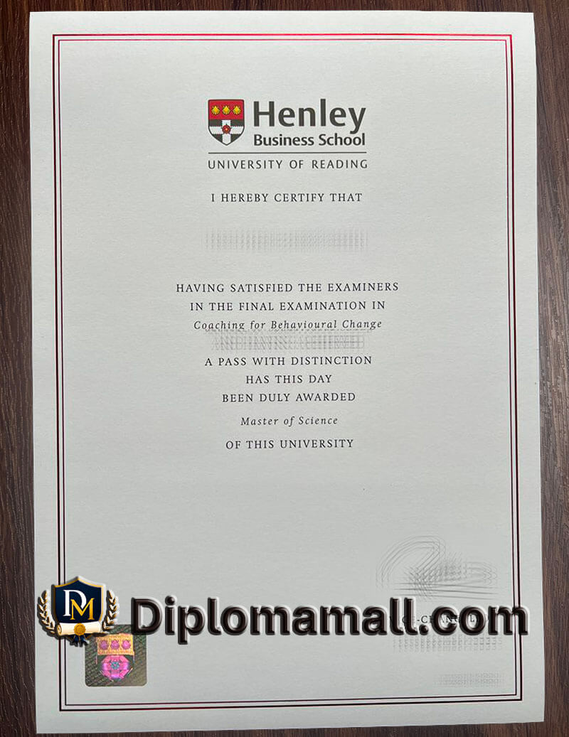 Buy Henley Business School diploma