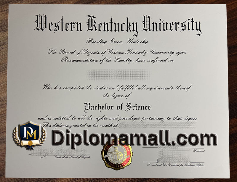 Buy Western Kentucky University diploma